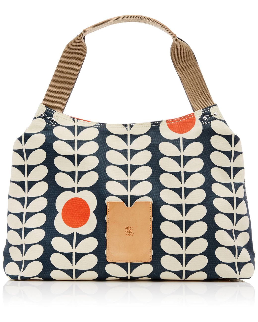 Orla Kiely Matt Laminated Classic Zip Shoulder Bag in Blue Lyst