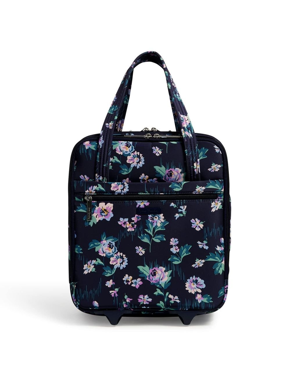 Vera Bradley S Softside Underseat Rolling Work Bag Luggage in Blue Lyst