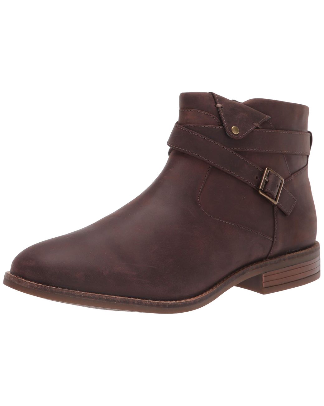 clarks womens camzin dime booties flat heel