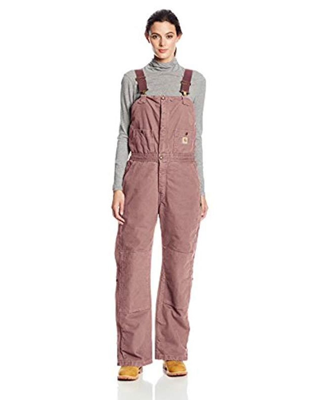 Carhartt womens Crawford Double Front Bib Overall : : Clothing,  Shoes & Accessories