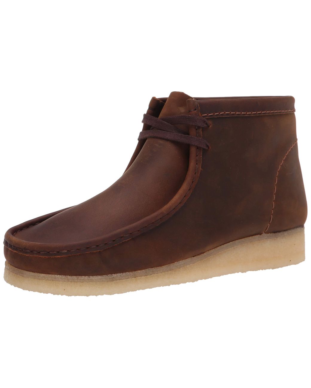 Clarks Leather Wallabee Boot-beeswax-13m Chukka Boot in Brown for Men ...