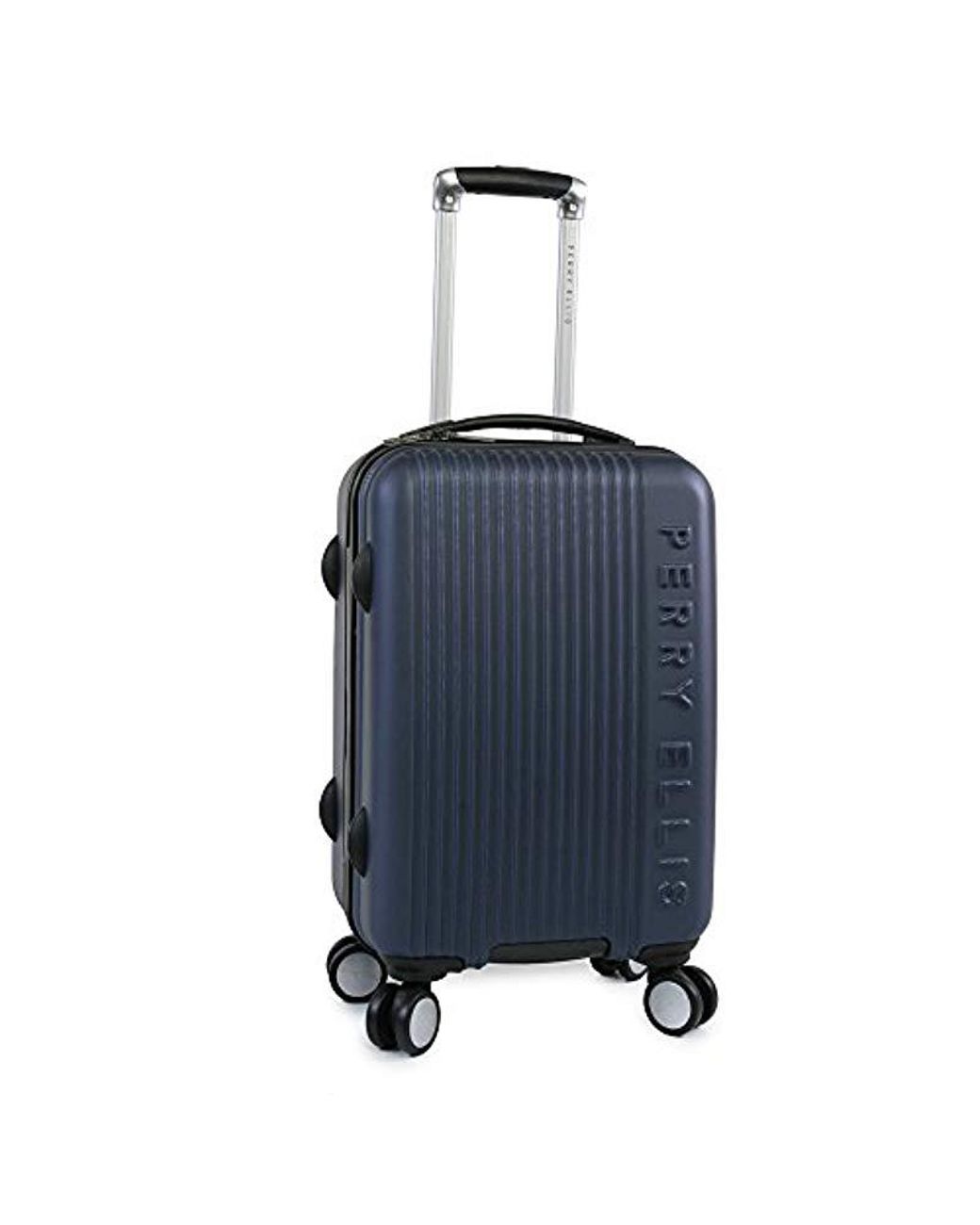 Perry Ellis Forte Hardside Spinner Carry On Luggage 21" in Blue Save