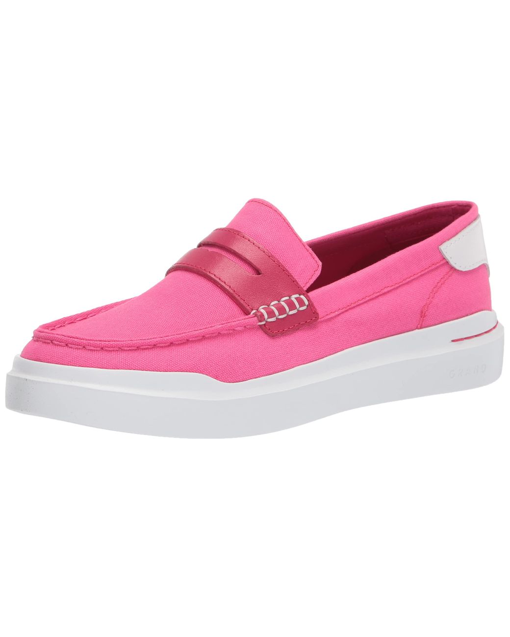 Cole Haan Grandpro Rally Canvas Penny Loafer Sneaker in Pink | Lyst
