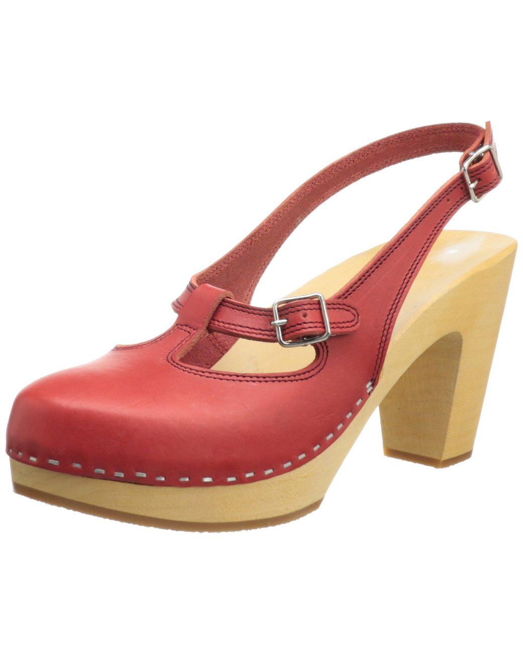 Swedish Hasbeens Mary Jane Sling Back in Pink Lyst