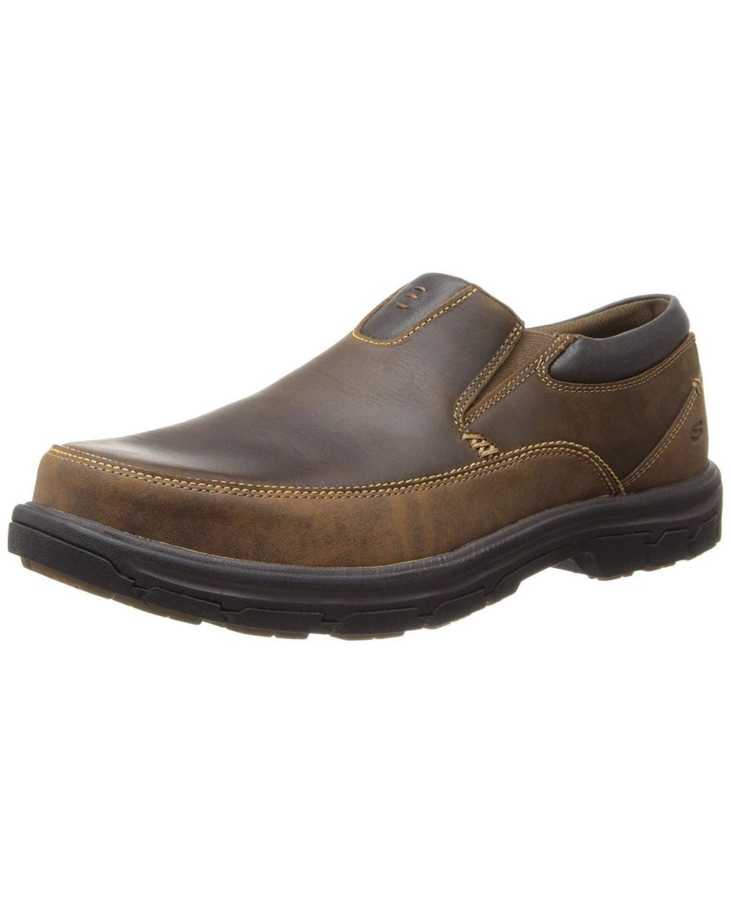 Skechers Usa Segment-the Search Slip-on Loafer,dark Brown,8 M Us for ...