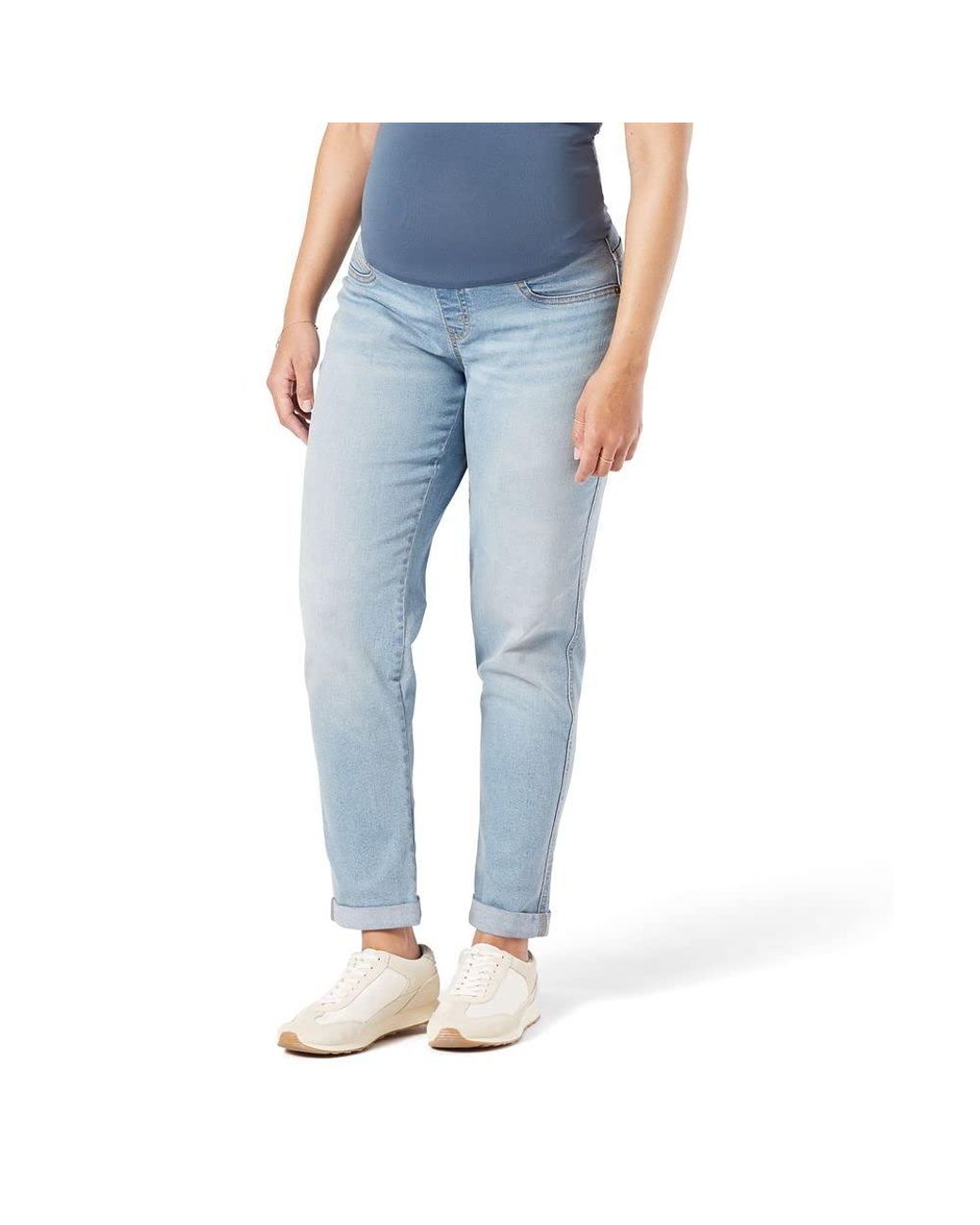 Signature by Levi Strauss & Co. Gold Label Maternity Boyfriend in Blue |  Lyst