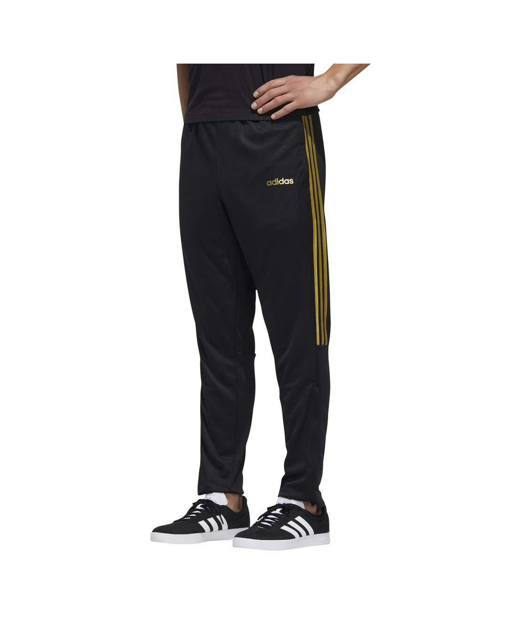 adidas Sereno 19 Training Pants Black/gold Metallic for Men | Lyst