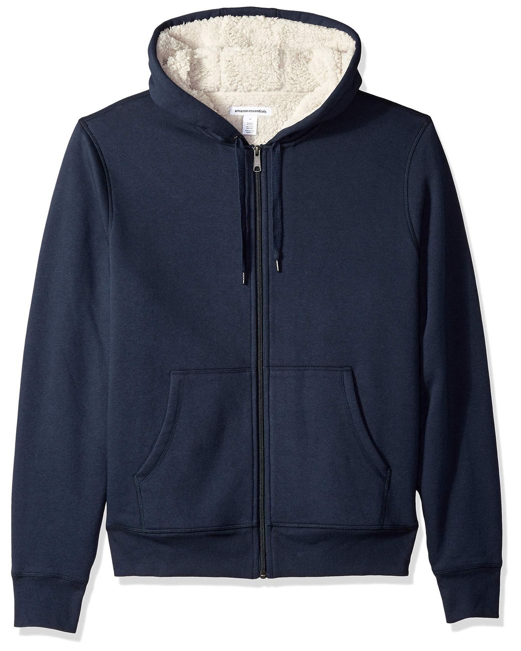 Mens Fleece Lined Jacket Hoodies For Men UK Essentials Fleece