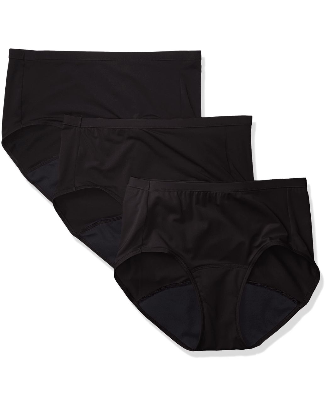 Hanes Fresh & Dry Brief Underwear 3pack in Black Lyst
