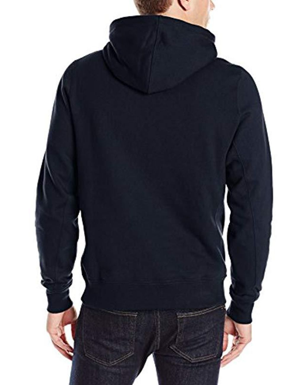 Champion Men's Blue Super Fleece 2.0 Pullover Hoodie