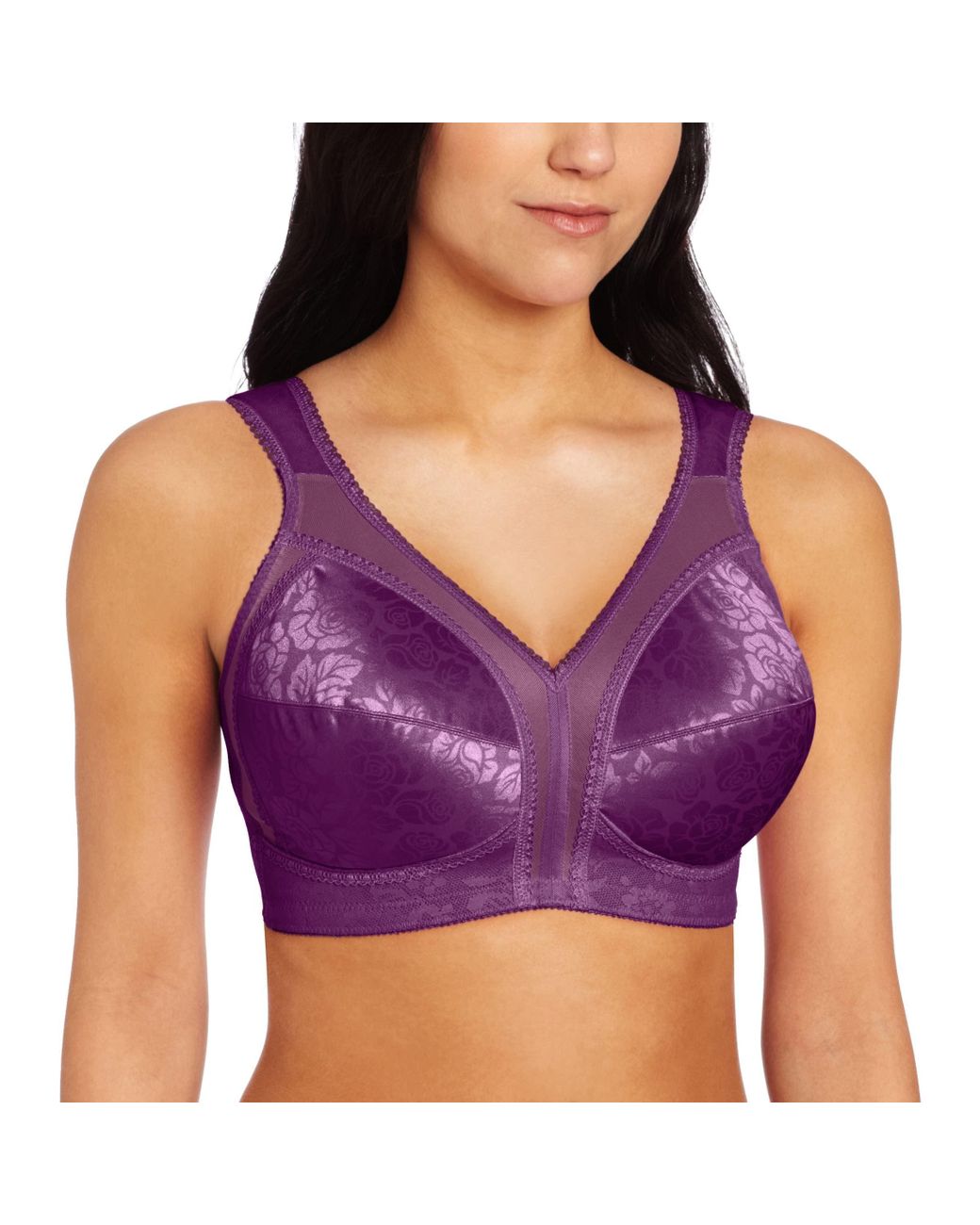 Playtex 18 Hour 4693 Unlined Flower Print Wireless Toffee Bra NWOT X6647 Playtex 18 Hour 4693 Unlined Flower Print Wireless Toffee Bra NWOT X6647