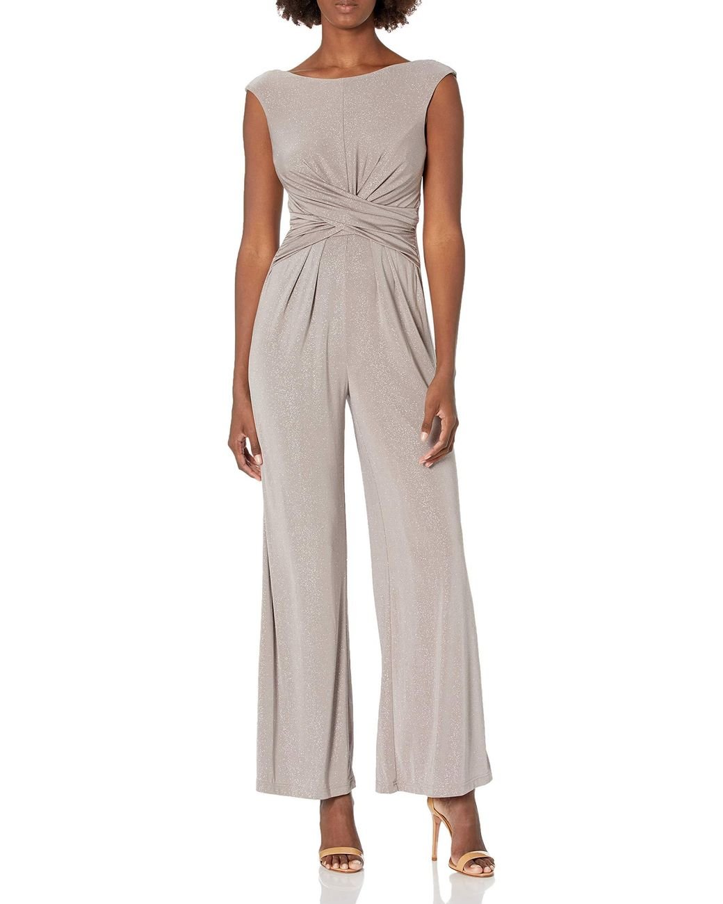 eliza j jumpsuit white