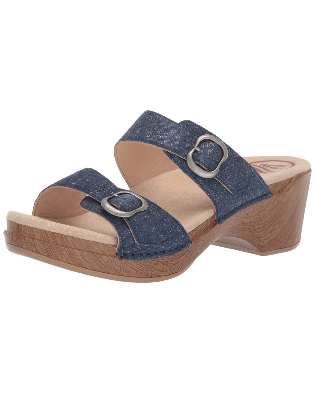 Dansko Sophie Denim Sandal 11.5 12 M Us in Blue Lyst