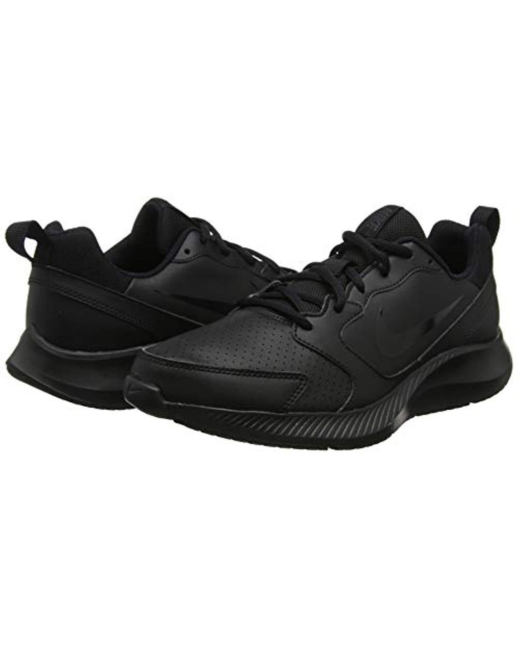 Nike Leather Todos Rn Shoe in Black/White (Black) | Lyst