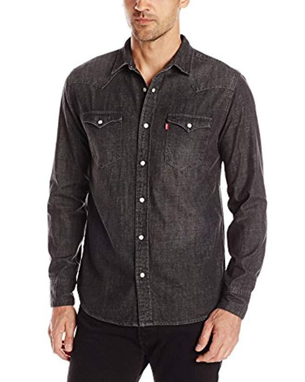 levi's oversized barstow denim shirt