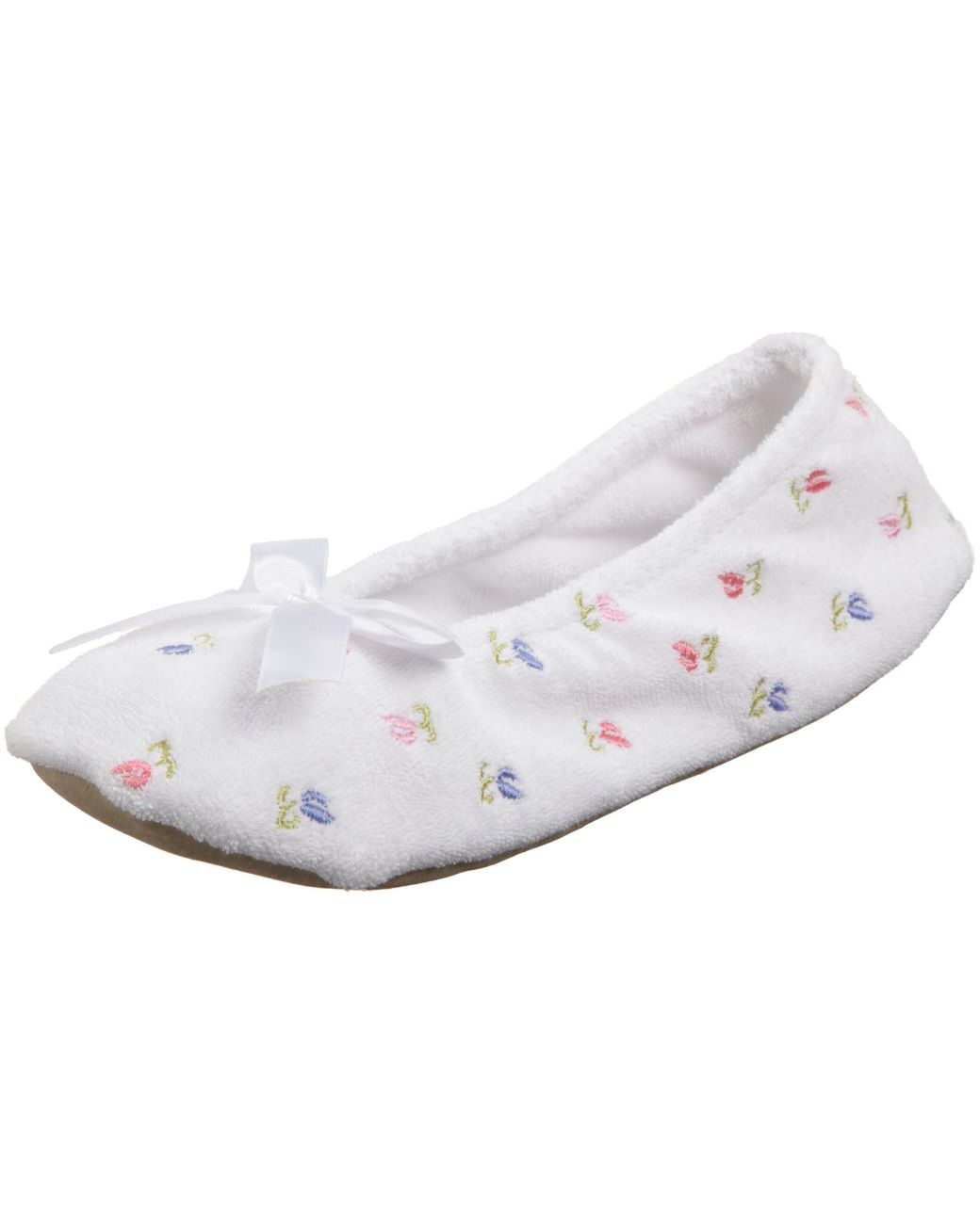 terry ballerina slippers