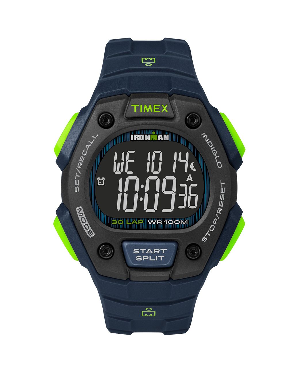 blue timex ironman watch