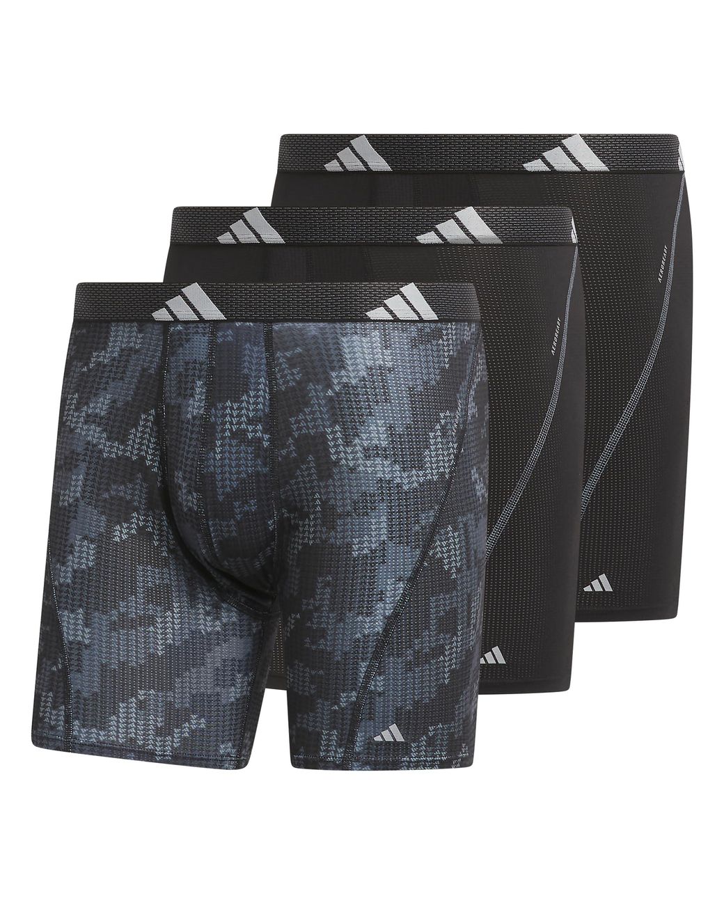 adidas Performance Mesh Boxer Brief Underwear in Black for Men