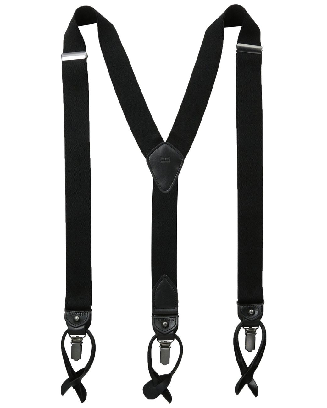Tommy Hilfiger 32mm Suspender With Convertible Clip in Black for Men ...