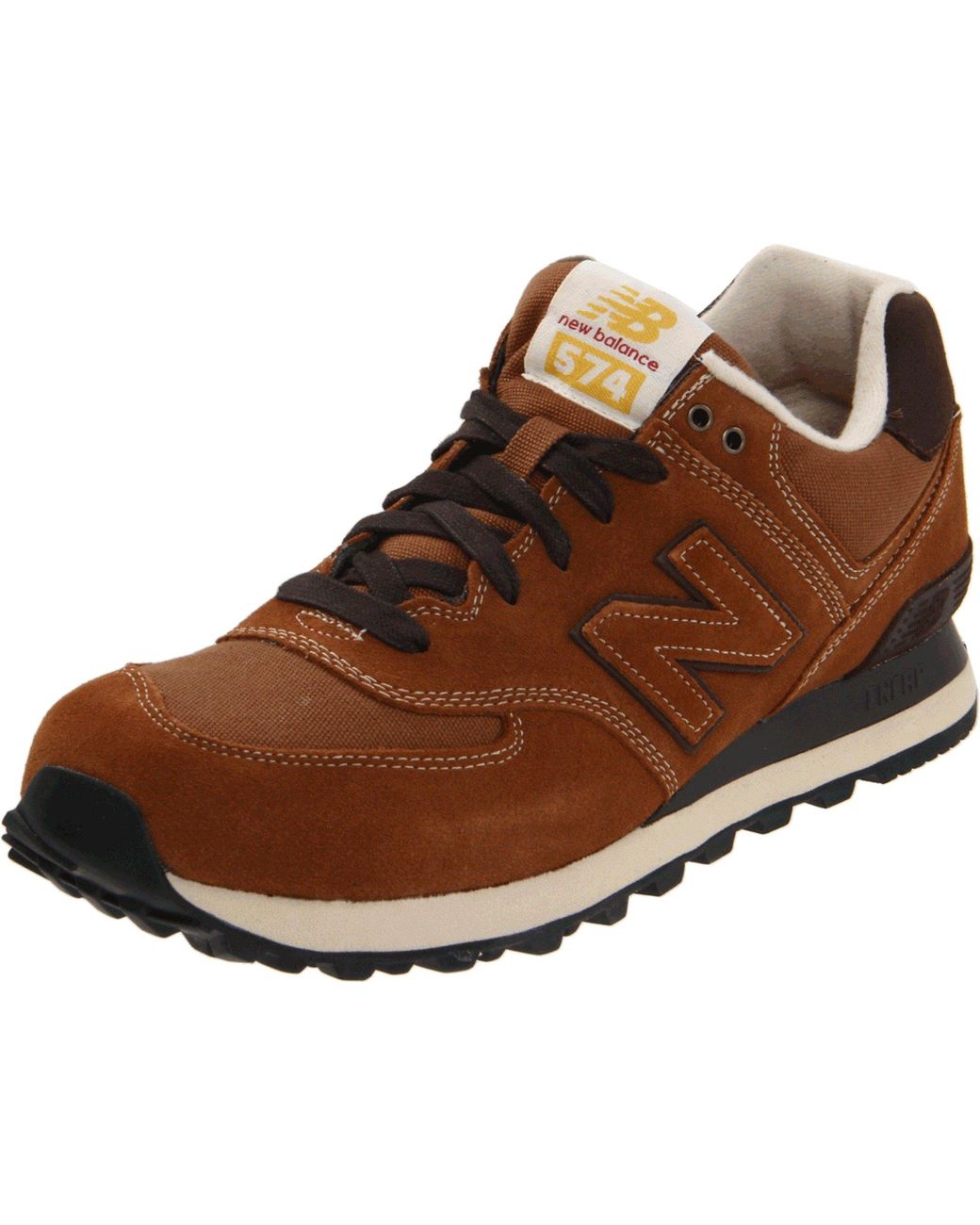 New Balance 574 V1 Classic Lace-up Sneaker in Brown for Men | Lyst