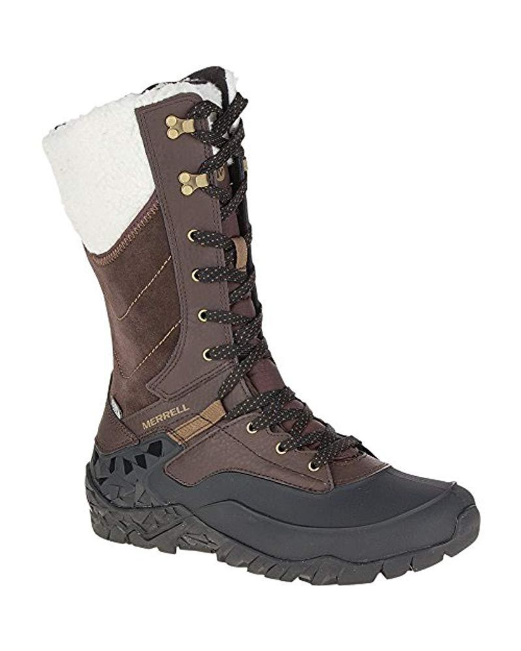 merrell women's aurora tall ice plus waterproof snow boot