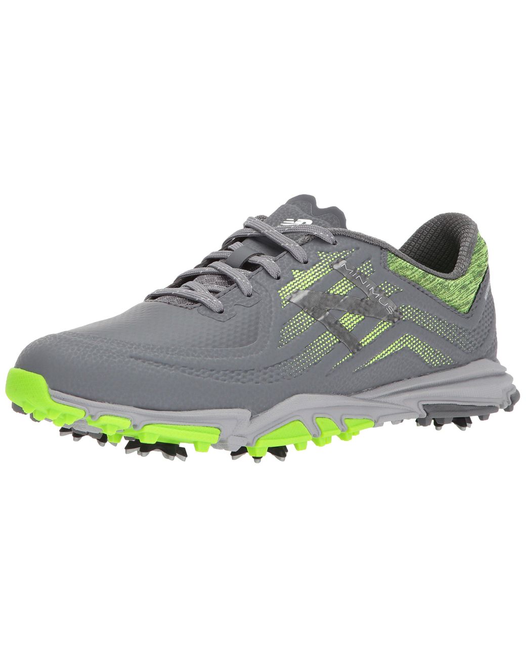 New Balance Minimus Tour Waterproof Spiked Comfort Golf Shoe in Gray