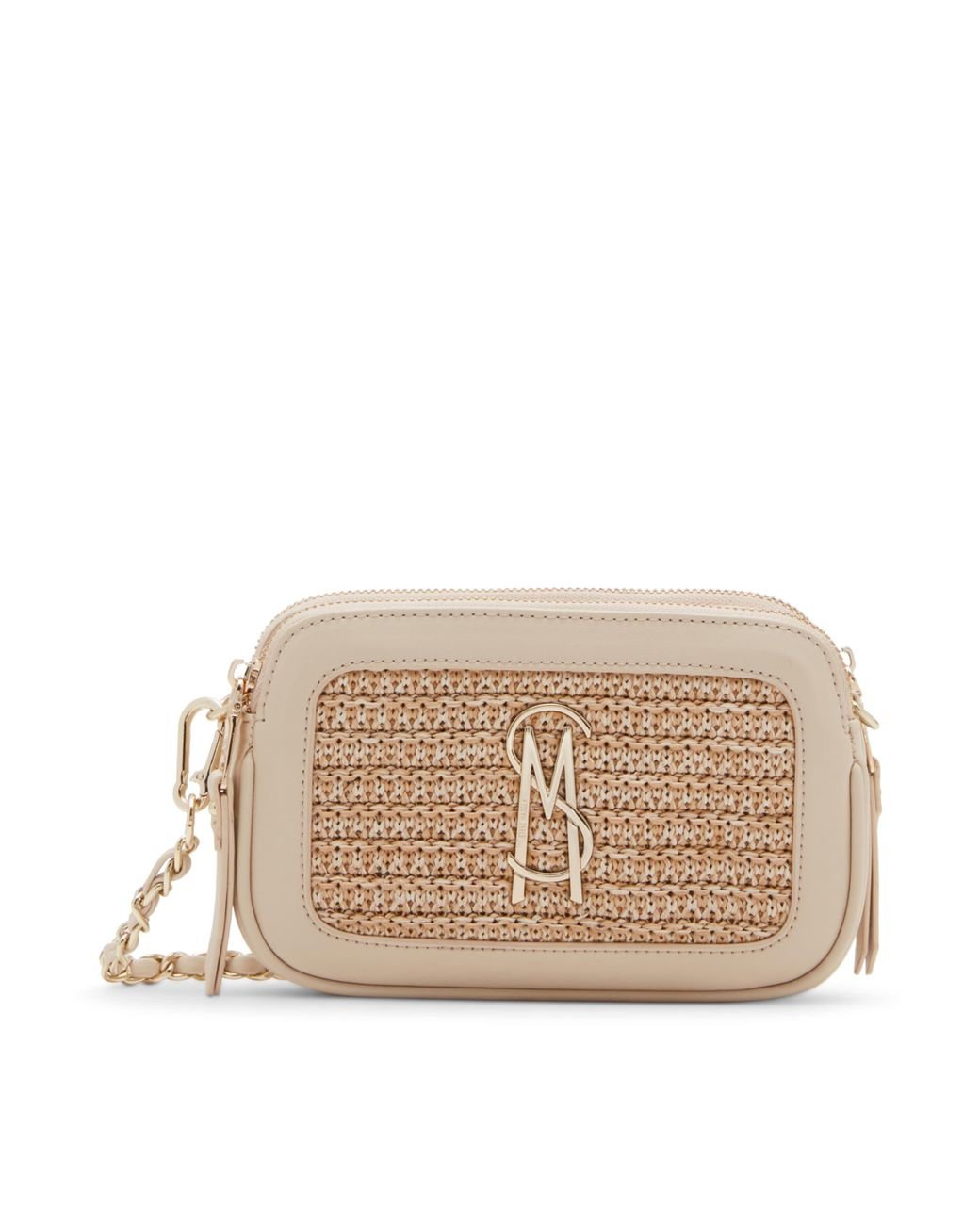 人気★【STEVE MADDEN】DAISYS ダブル Zip クロスボディバッグ Steve Madden Daisy-S Double Zip Crossbody, Black Multi