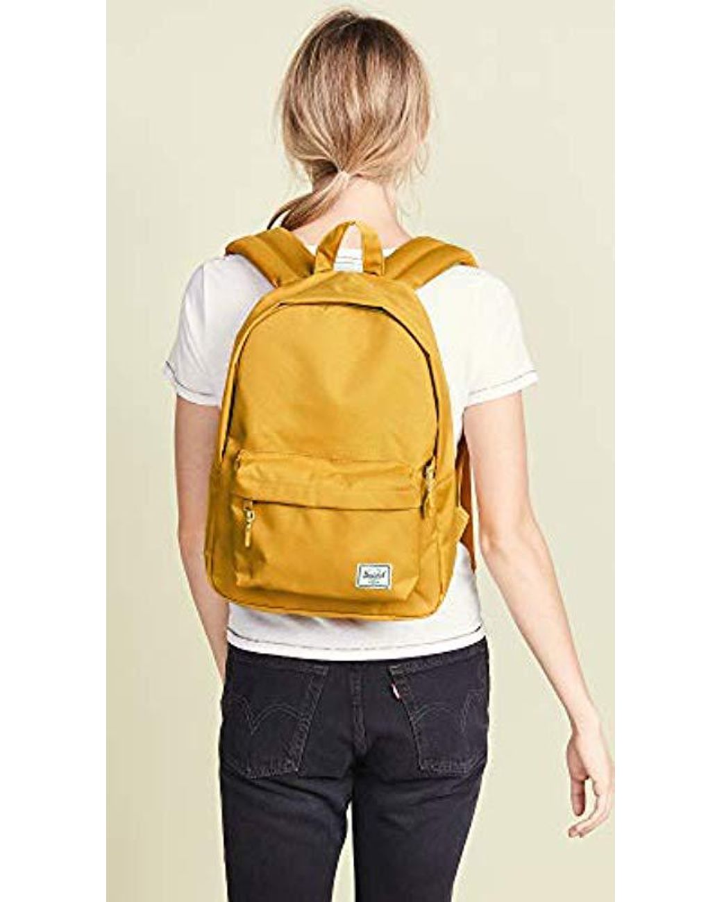 Herschel Supply Co. Classic Mid Volume Backpack in Yellow | Lyst