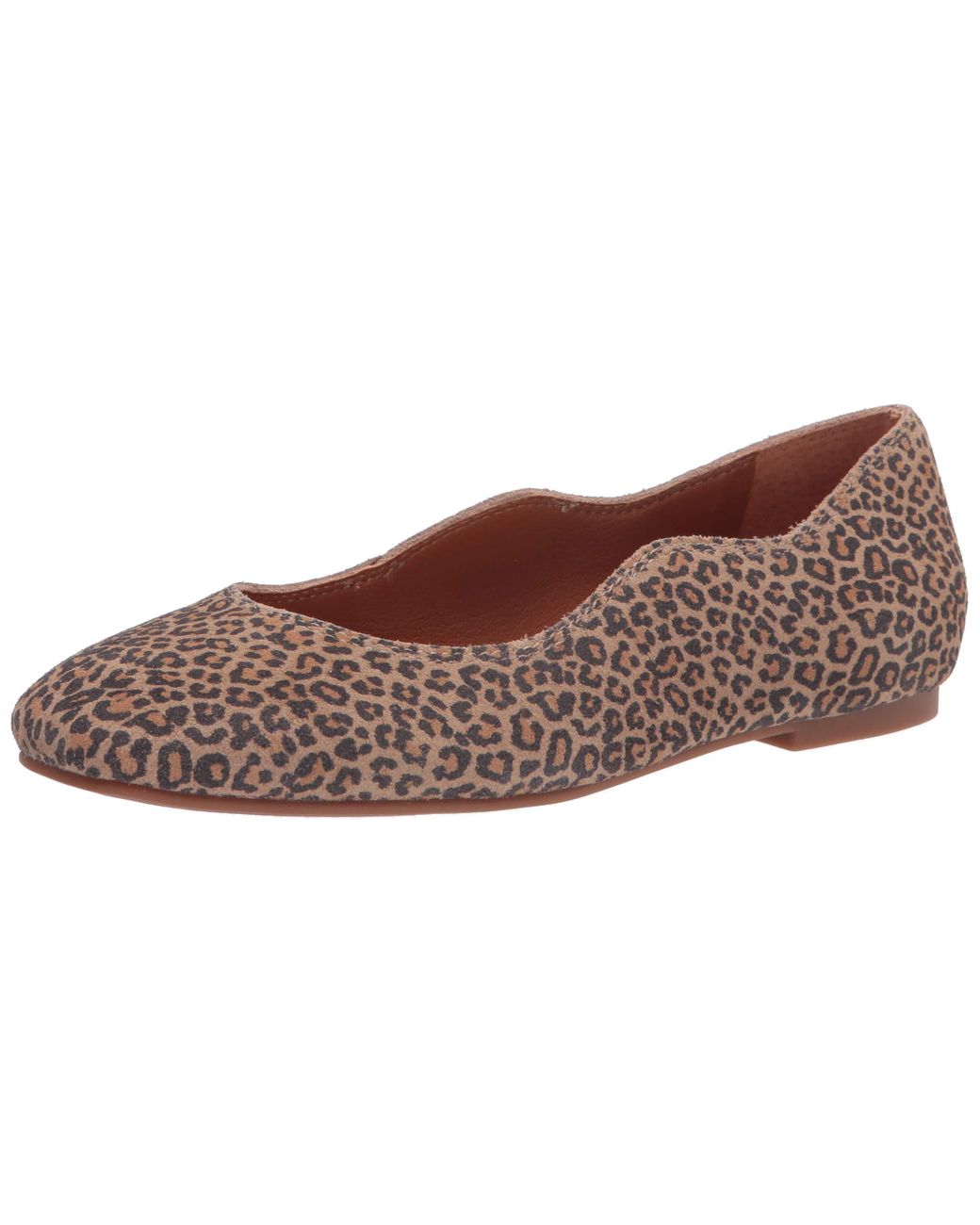 lucky brand dellie leather ballet flat