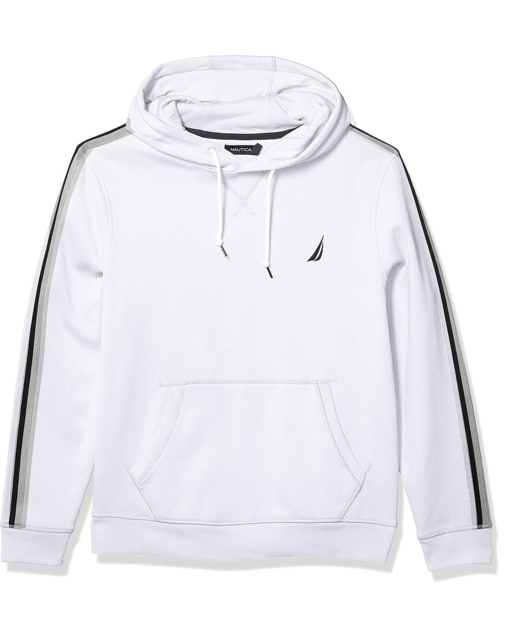 Nautica Cotton Soft Pullover Hoodie in Bright White (White) for Men Lyst