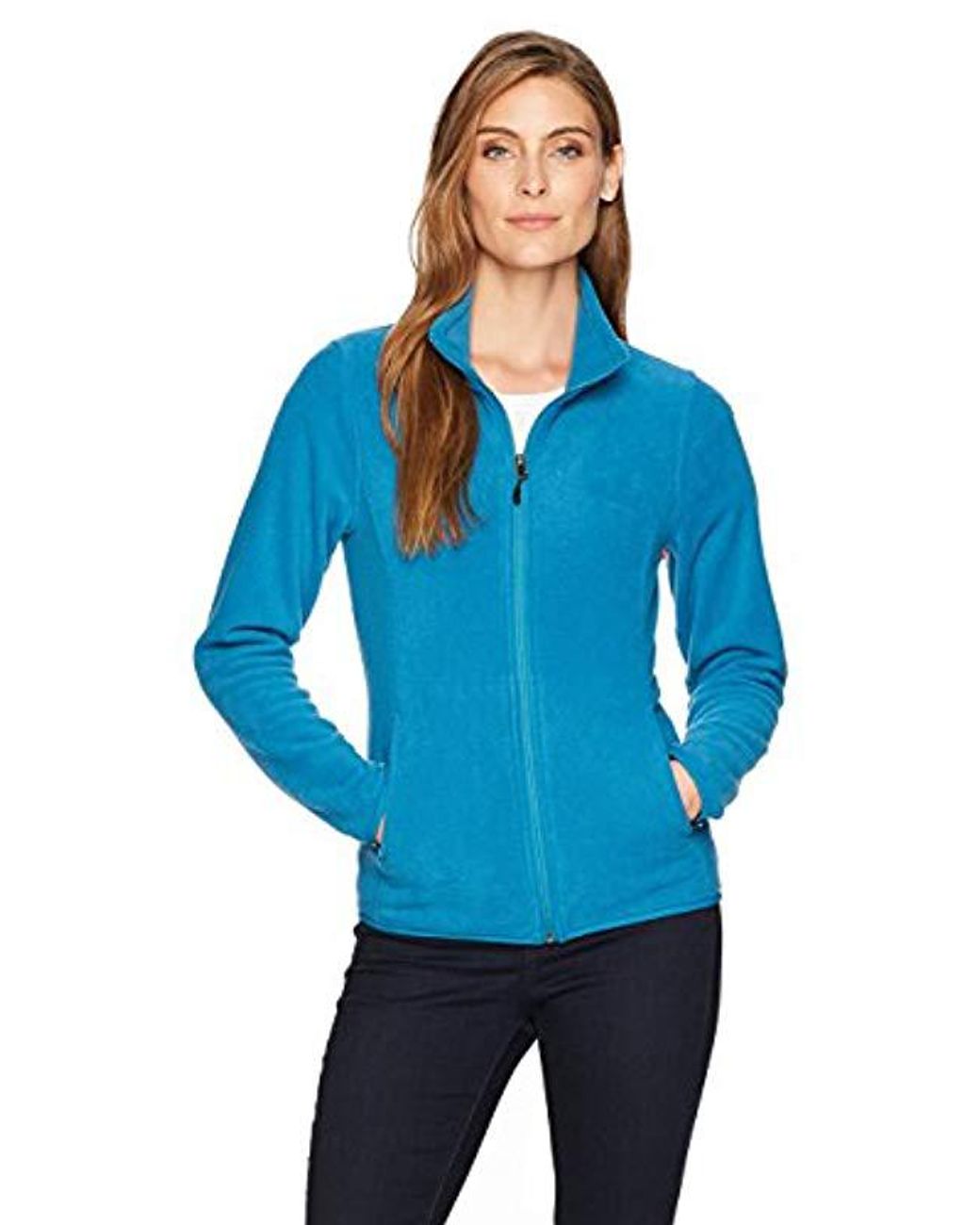Amazon Essentials Fullzip Polar Fleece Jacket in Teal (Blue) Lyst