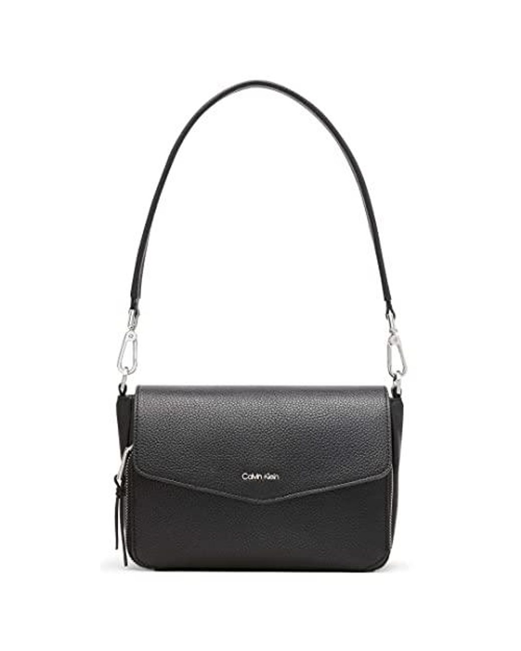 Calvin Klein Ava Novelty Demi Shoulder Bag in Black Lyst