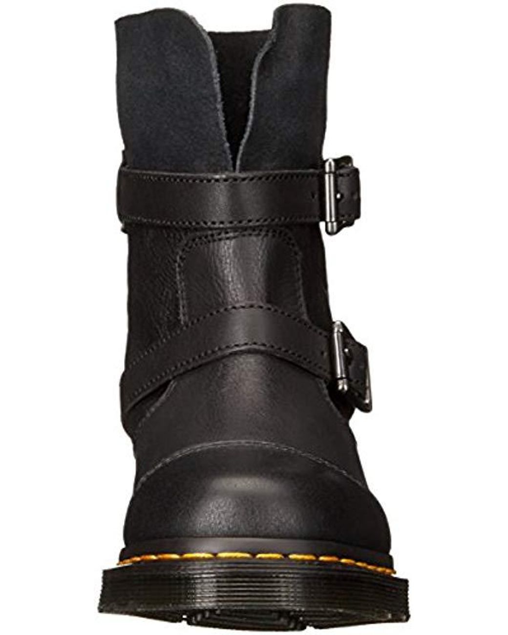 Petulance klasse Klusjesman Dr. Martens Kristy In Black Virginia Leather Fashion Boot | Lyst