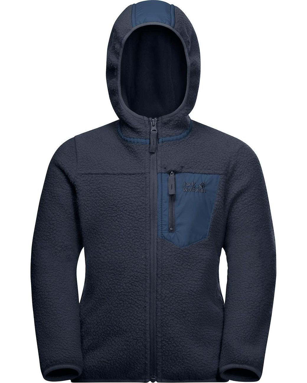 Jack Wolfskin Lyst K | Blue in Curl Youth Hood Ice Jacket Standard