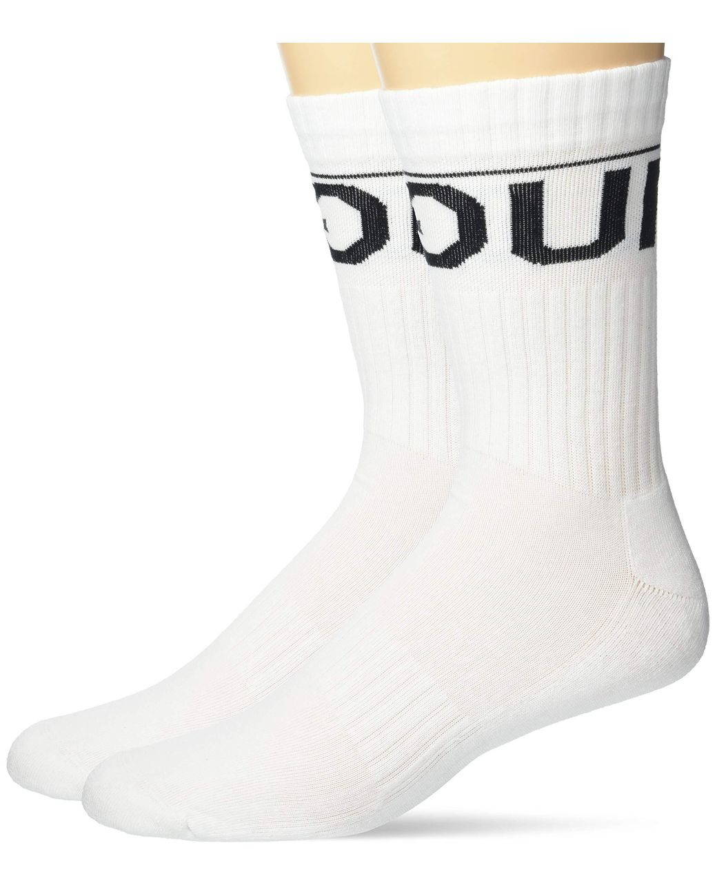 BOSS by Hugo Boss Mens 2pack Back Logo Combed Cotton Casual Sock in