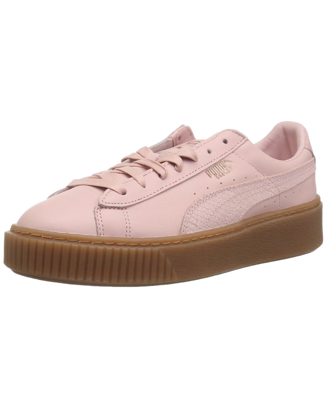 pink and gold puma sneakers