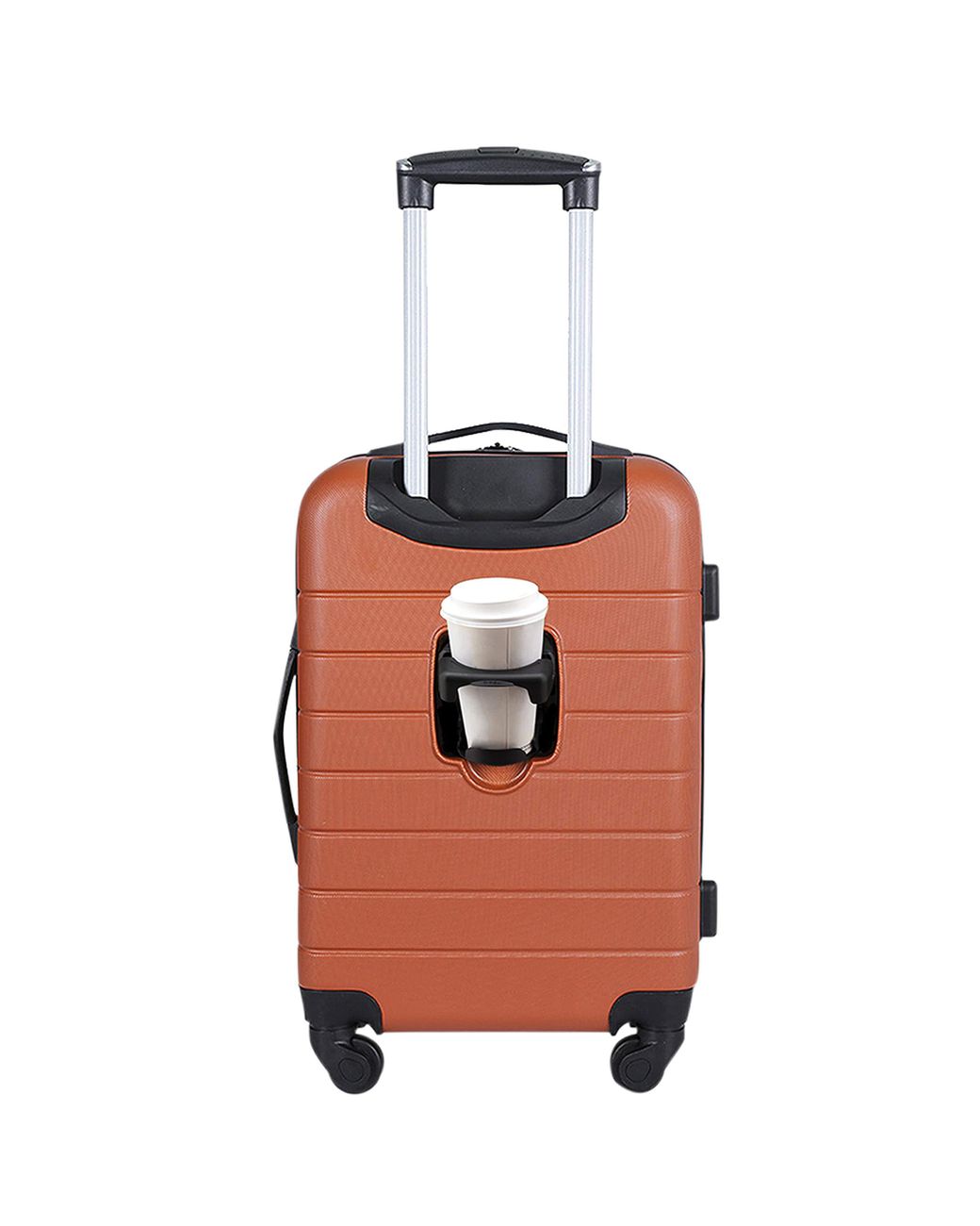 Wrangler Smart Luggage Set With Cup Holder And Usb Port in Toffee Womens Bags Luggage and suitcases Brown 