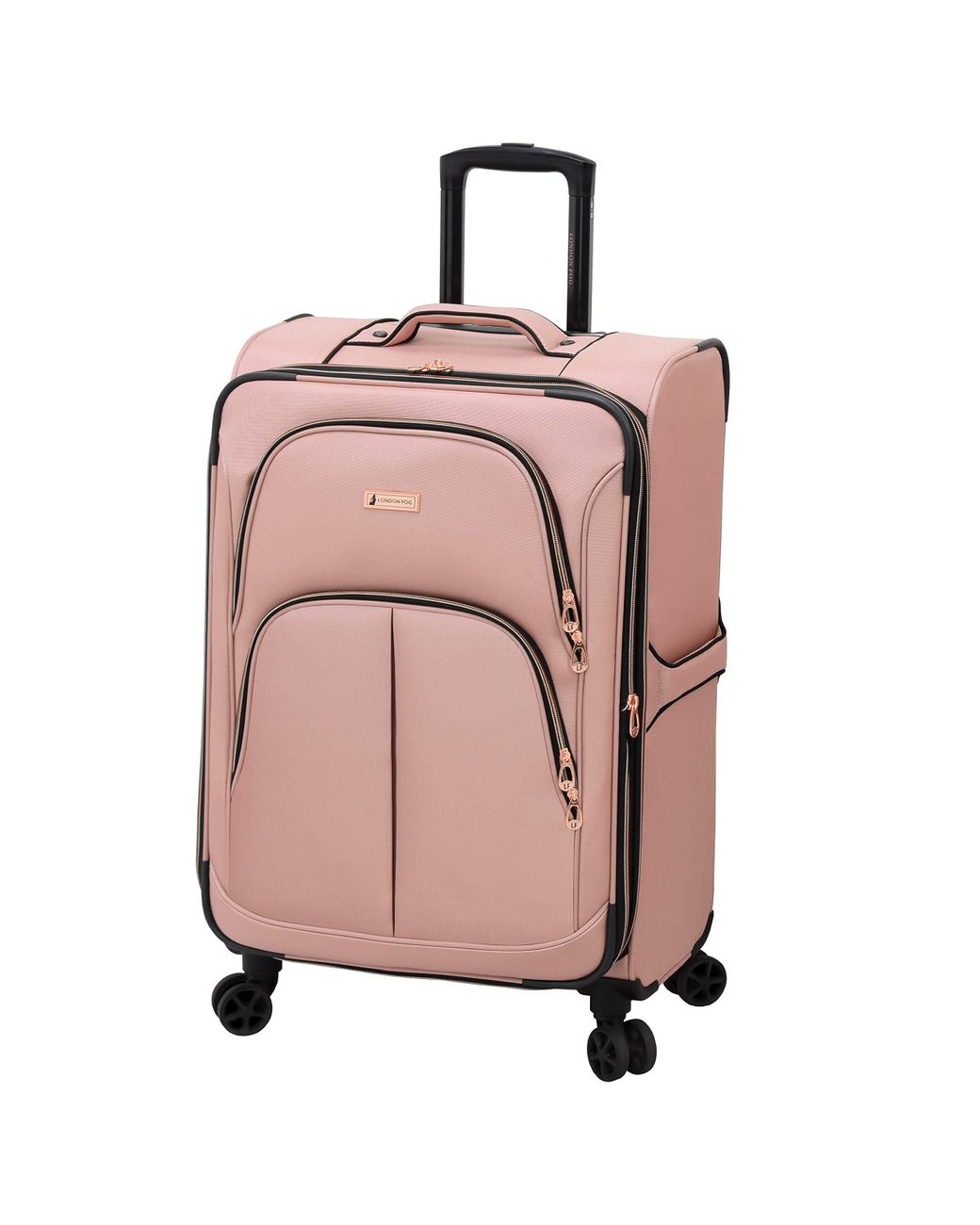 rose gold london fog luggage