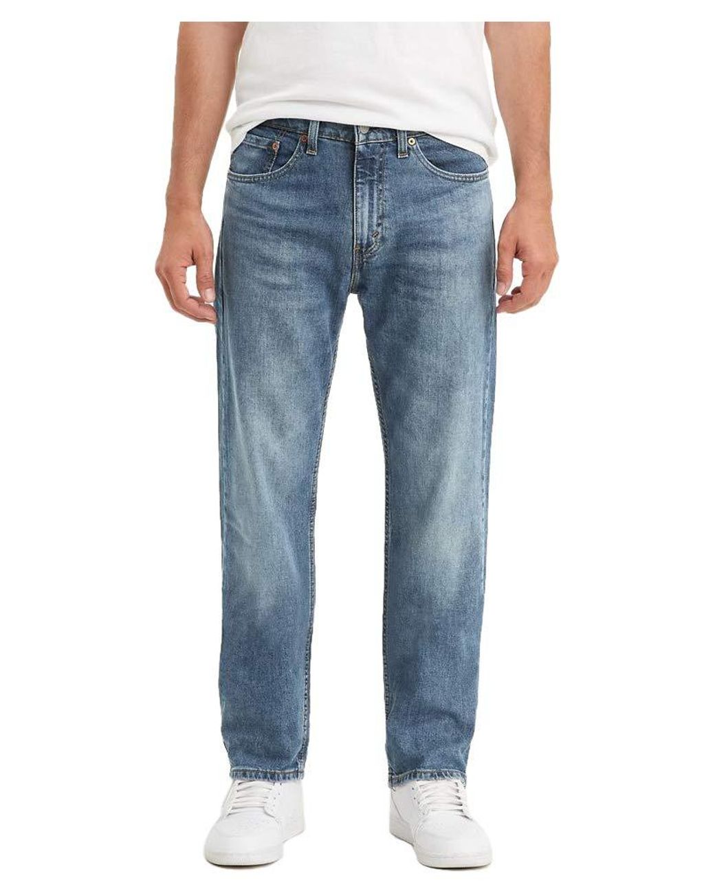 Levi's Denim 505 Regular Fit Jeans in Blue for Men - Lyst
