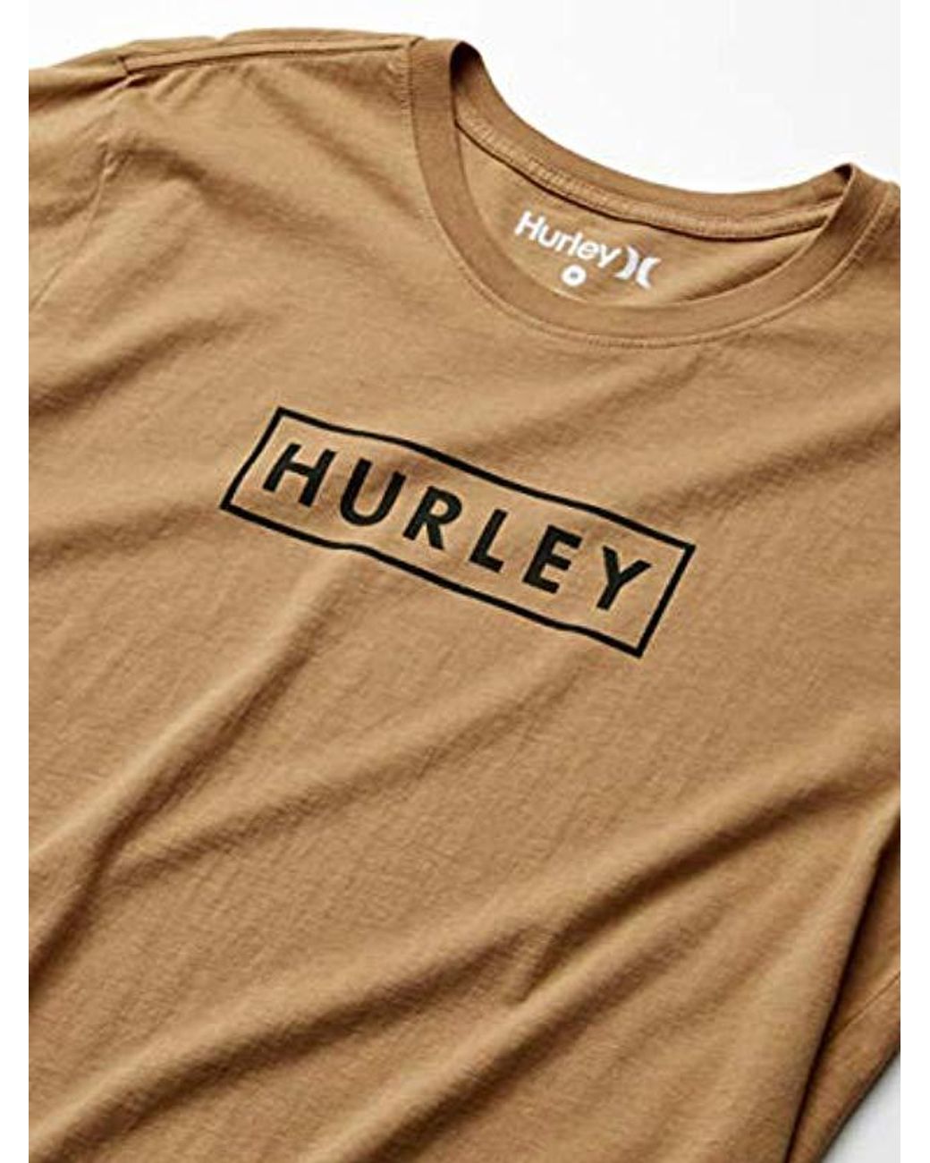 Hurley Mens Boxed Logo Short Sleeve Tshirt