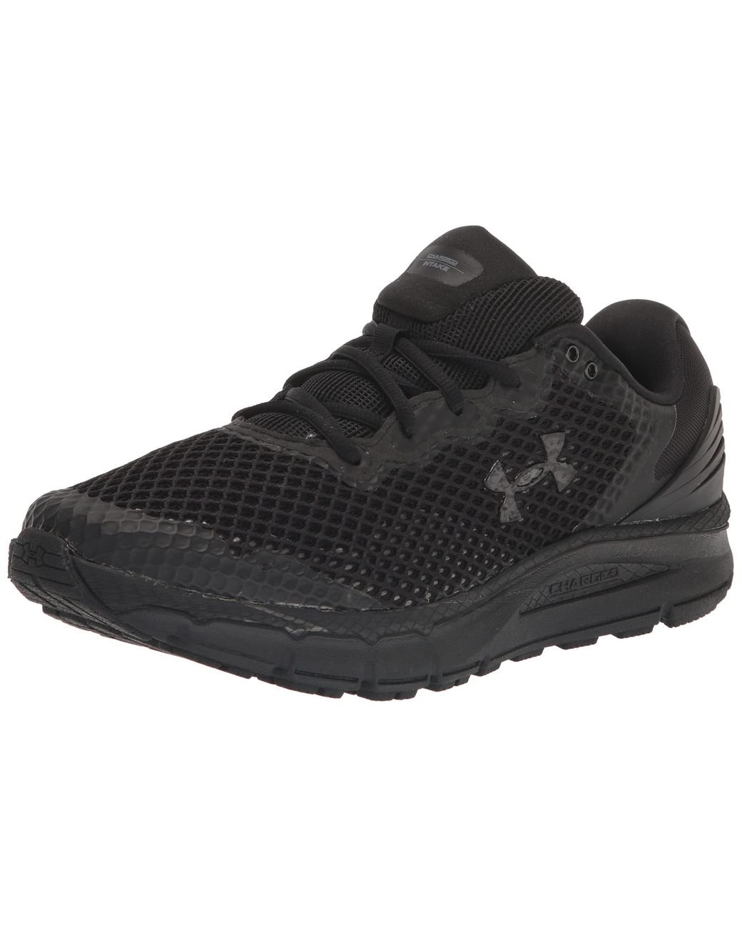 Under Armour Charged Intake 5 Sneaker in Black for Men Lyst