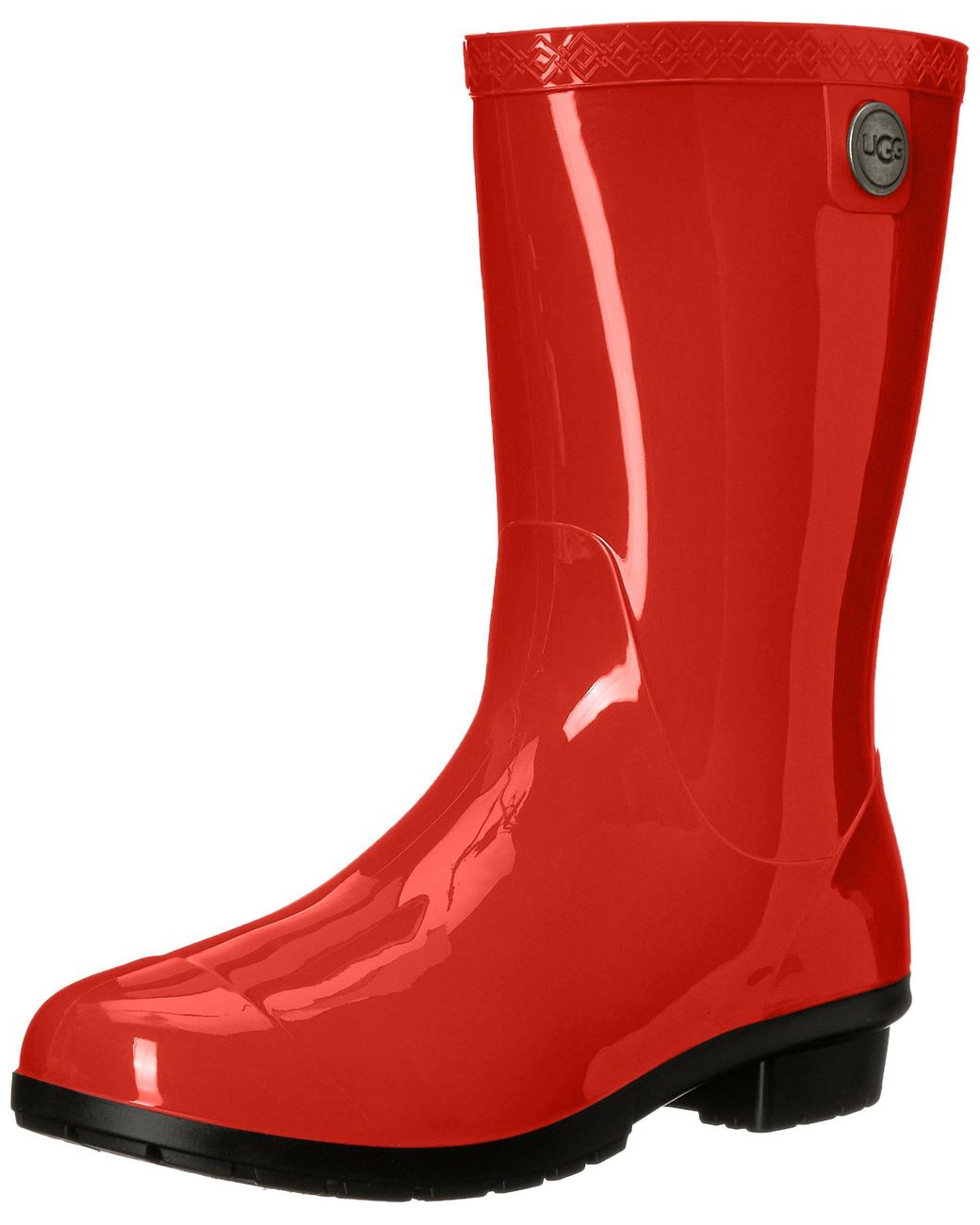ugg rain boots red