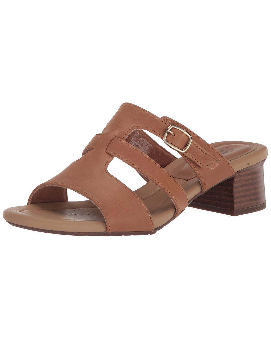 Clarks Desirae Palm Heeled Sandal in Black Lyst