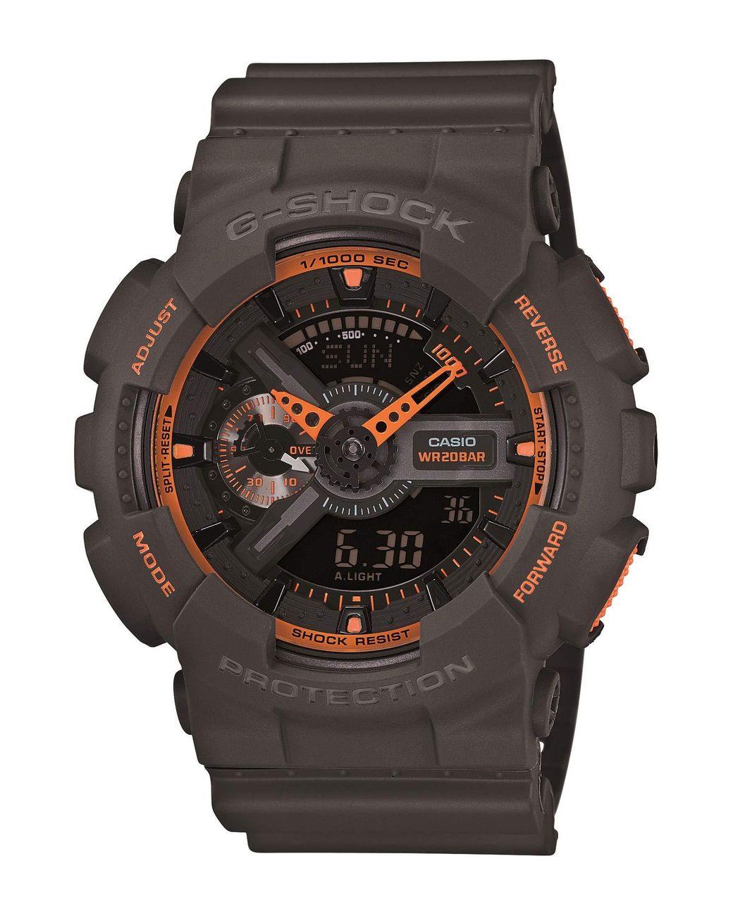 how to sync analog and digital time on g shock ga 110