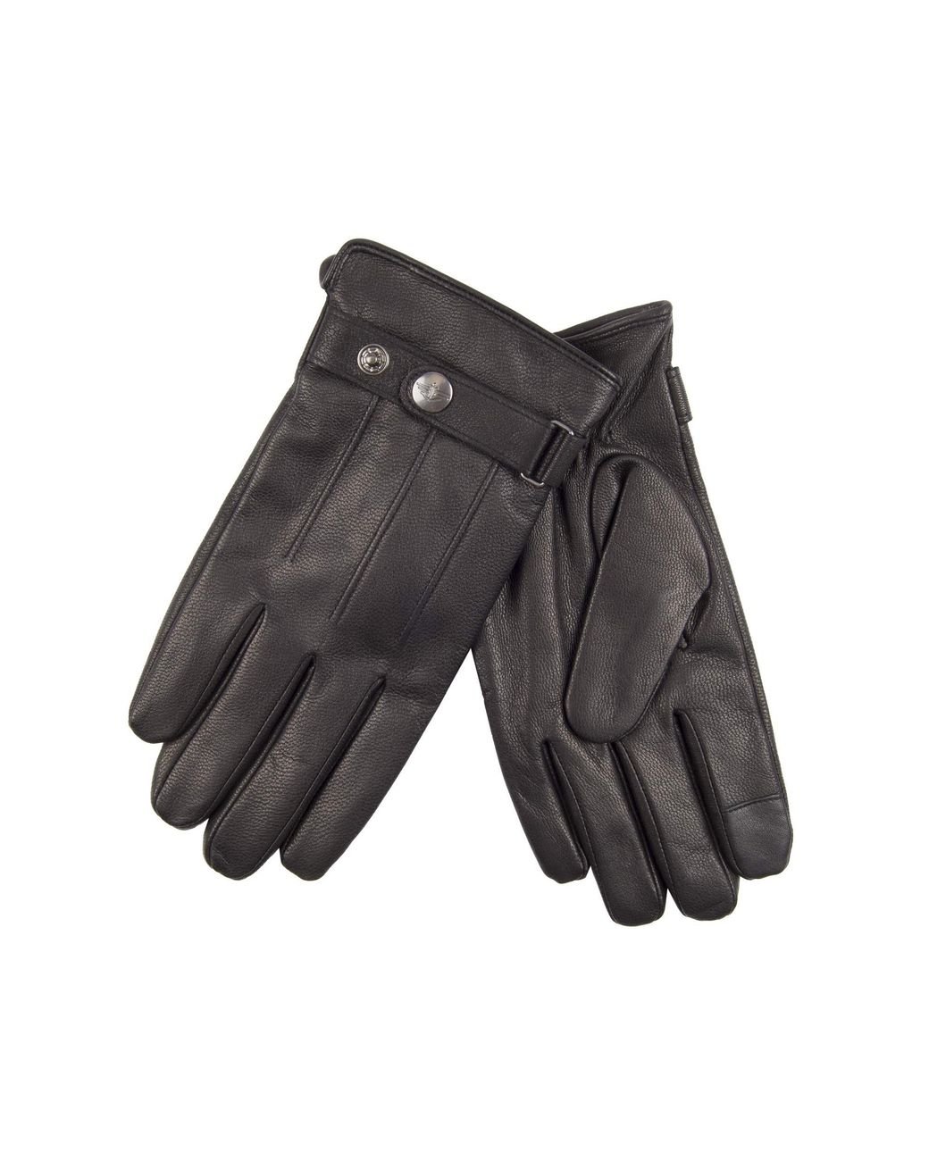 dockers intellitouch leather gloves