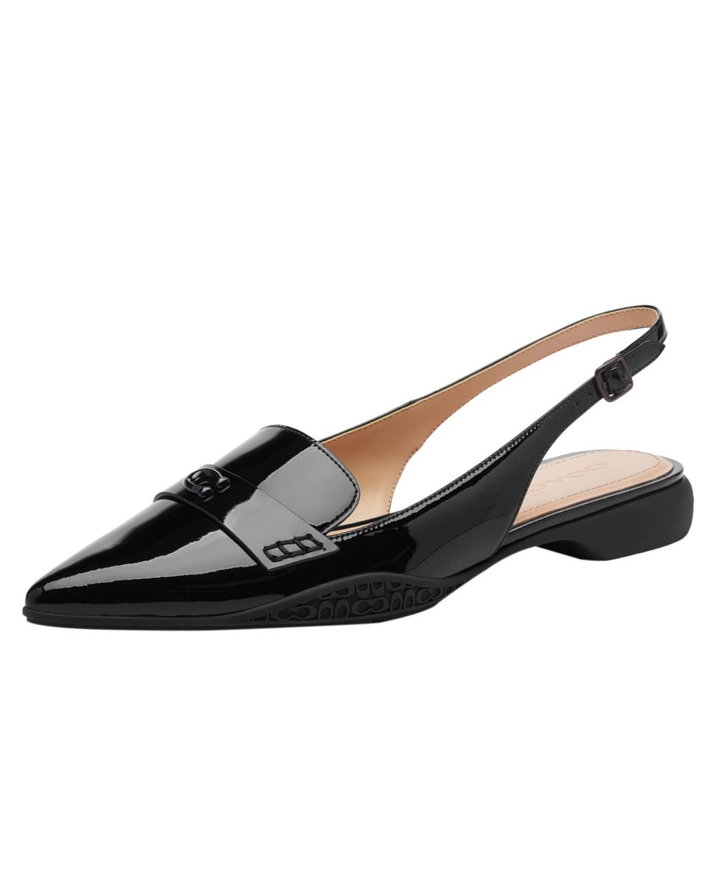 COACH Carrie Skimmer Pump in Black | Lyst