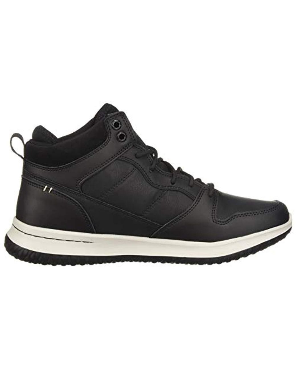 Skechers Leather Delson- Ralcon Classic Boots in Black for Men | Lyst