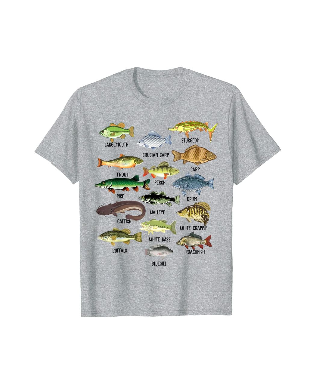 Caterpillar S Fishing Types Of Freshwater Fish Bass Dad Funny Fisherman