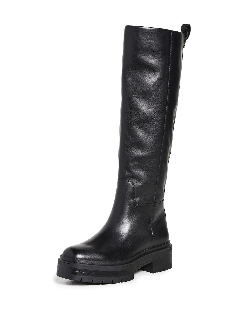 Sam Edelman Leather Larina Waterproof Boot in Black - Save 66% | Lyst