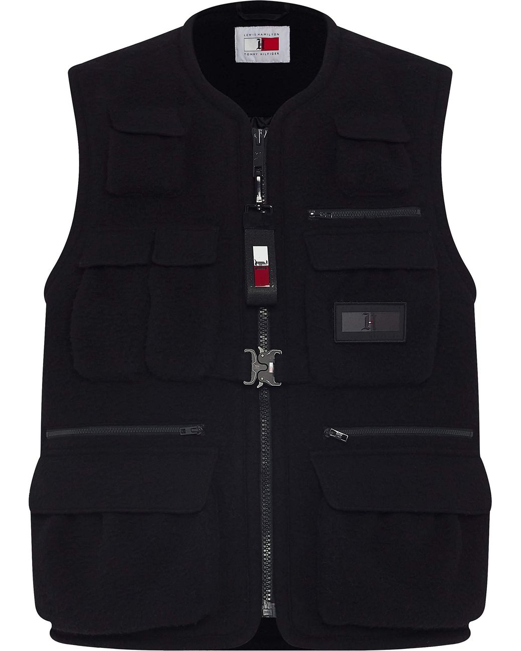 Tommy Hilfiger Wool Mens S Lewis Hamilton Sleeveless Untility Vest in Black  for Men - Save 19% - Lyst